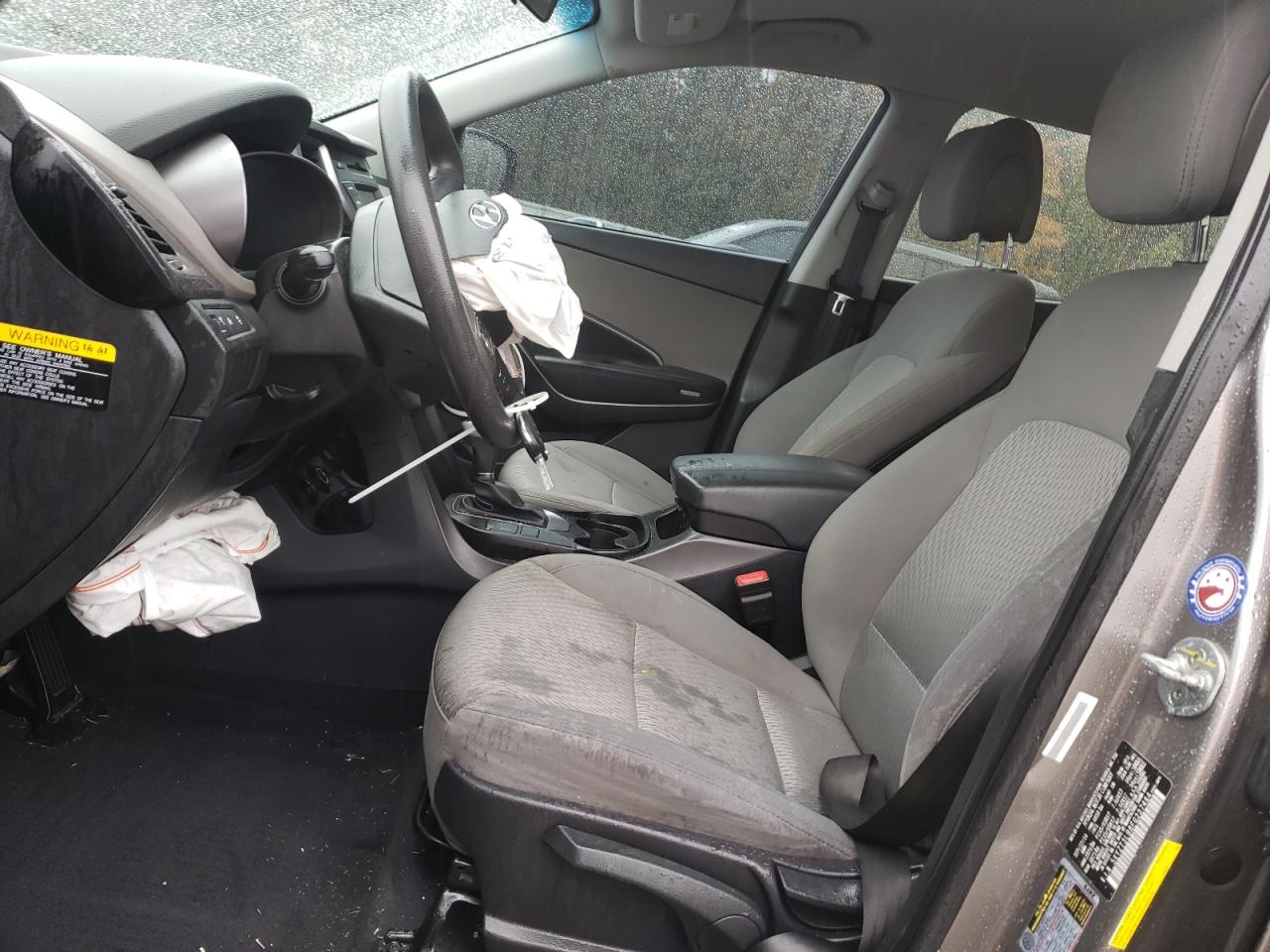 2015 Hyundai Santa Fe VIN 5XYZT3LB8FG237464 Copart auction photo, front end damage thumbnail 7