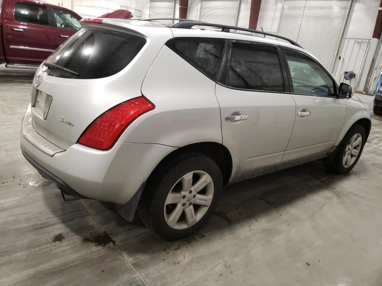 2007 Nissan Murano VIN JN8AZ08W57W609969 Copart auction photo, hail damage thumbnail 3