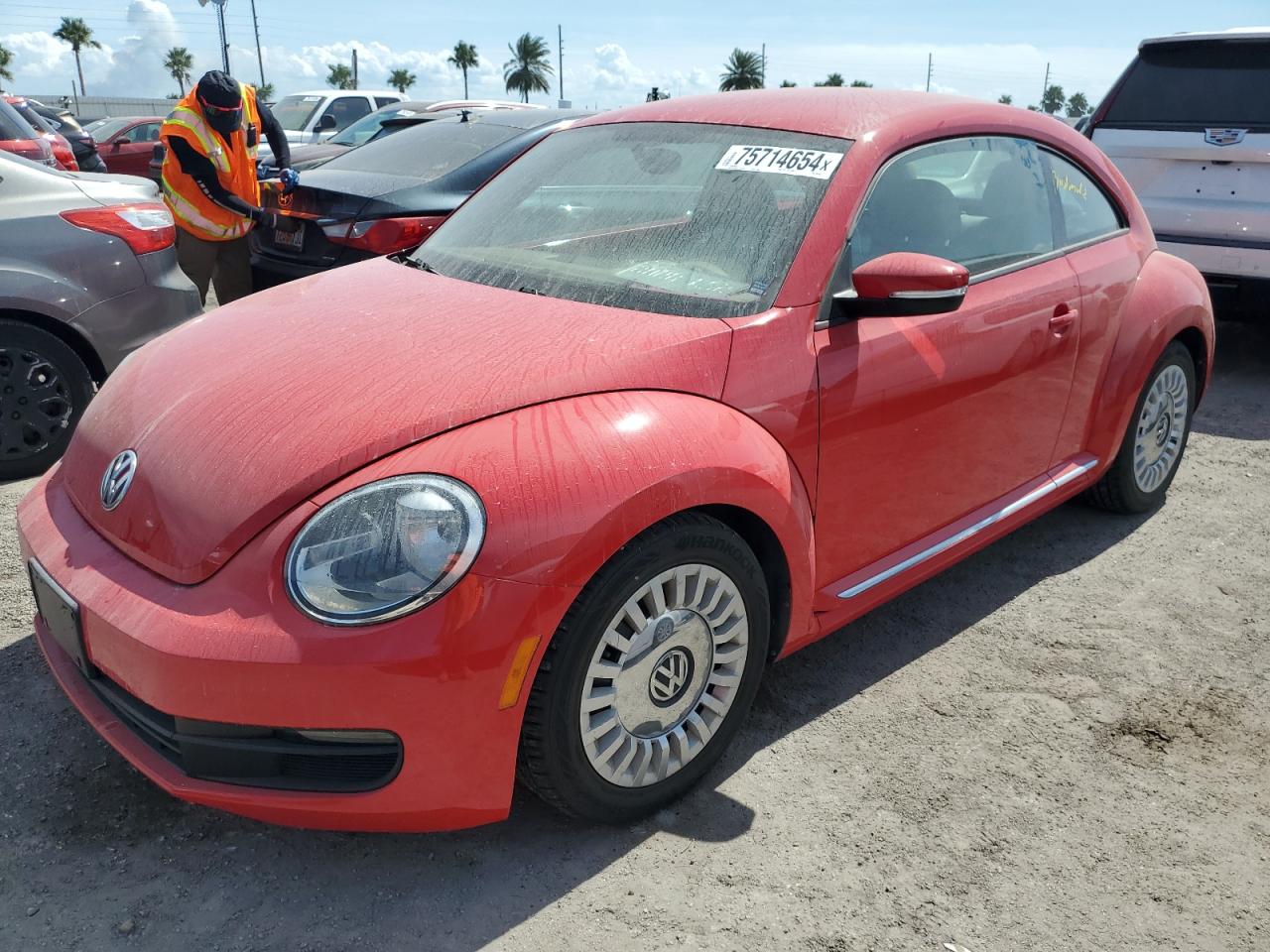 2014 Volkswagen Beetle VIN 3VWJX7AT4EM607425