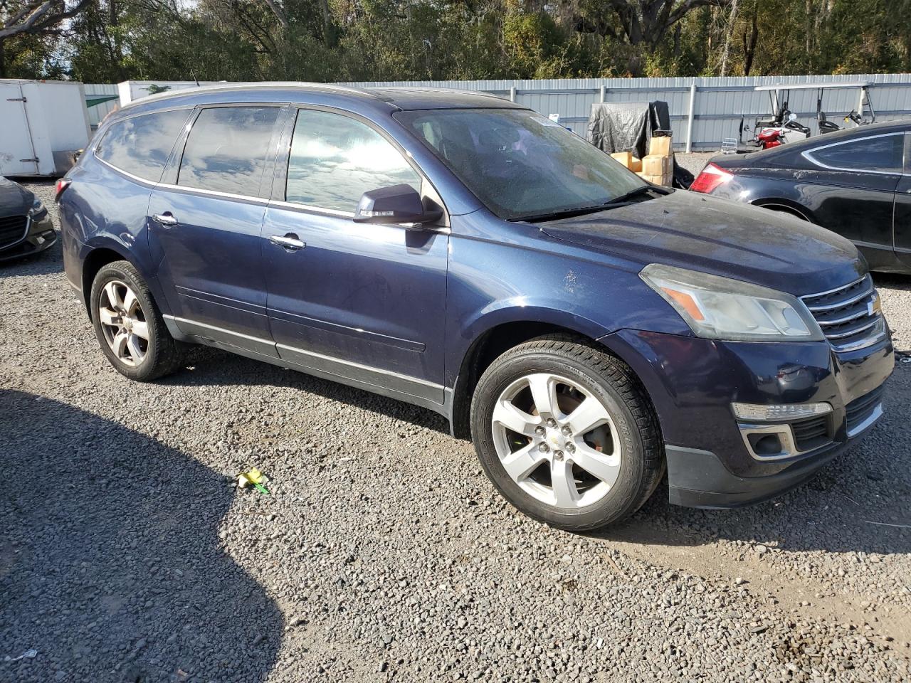 2016 Chevrolet Traverse VIN 1GNKRGKDXGJ314029 Copart auction photo, rear end / front end damage thumbnail 4