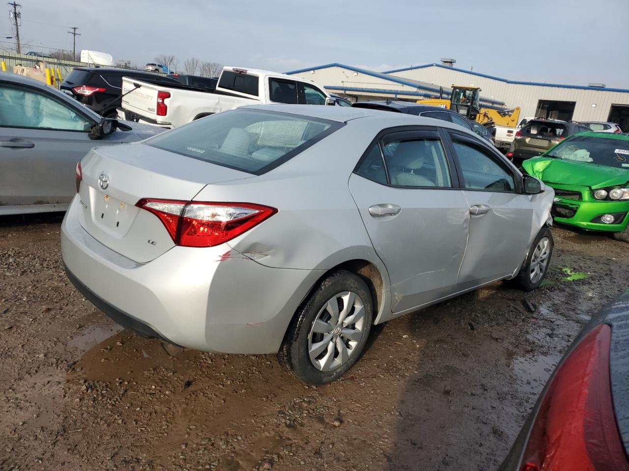 2016 Toyota Corolla VIN 2T1BURHE9GC539346 Copart auction photo, all over damage thumbnail 3