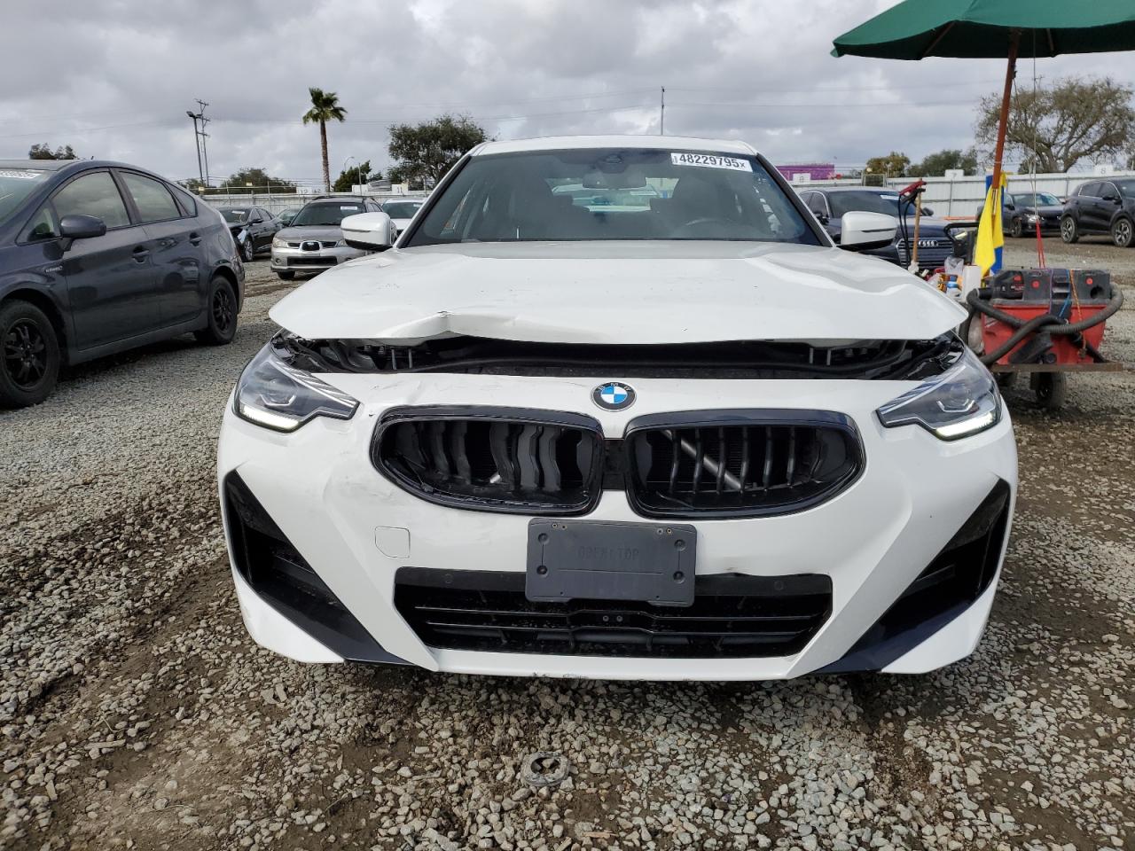 2022 BMW 2er VIN 3MW23CM08N8C47093 Copart auction photo, rear end / front end damage thumbnail 5