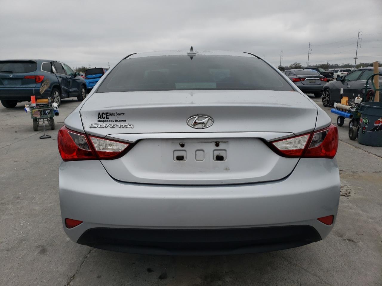 2014 Hyundai Sonata VIN 5NPEB4ACXEH865469 Copart auction photo, front end damage thumbnail 6