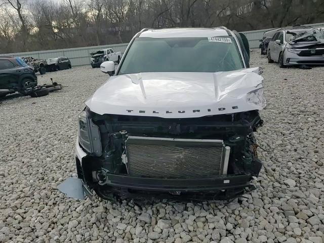 2021 KIA Telluride VIN 5XYP3DHC9MG145128 Copart auction photo, front end / side damage thumbnail 11