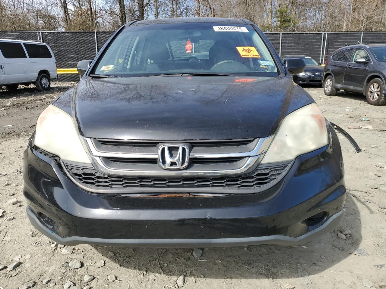 2010 Honda CR-V VIN 5J6RE3H36AL048671 Copart auction photo, rear end / front end damage thumbnail 5
