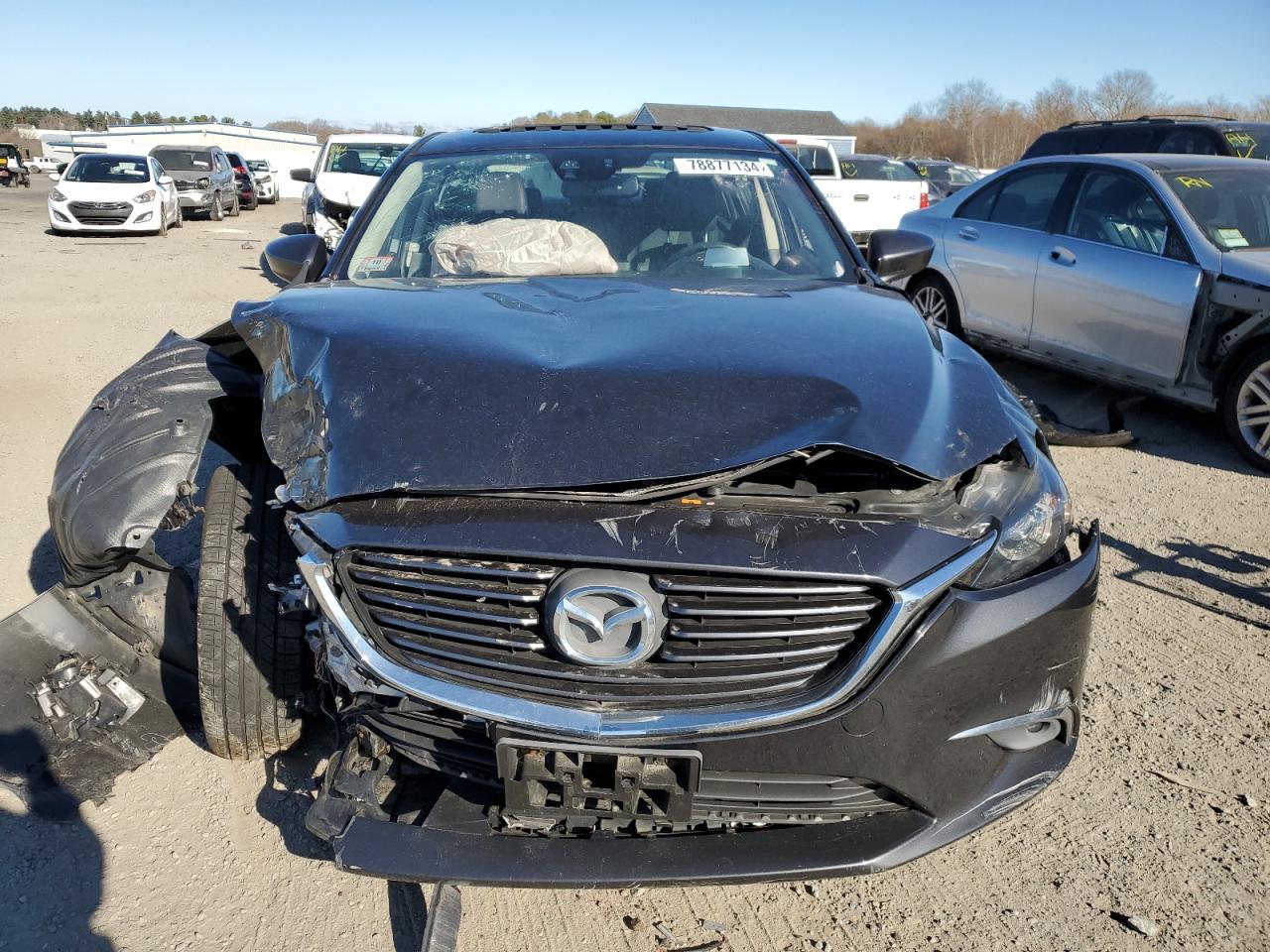 2016 Mazda 6 VIN JM1GJ1W50G1401153 Copart auction photo, front end / rear end damage thumbnail 5