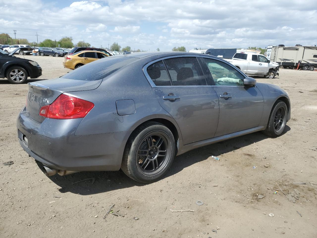 2013 Infiniti G VIN JN1CV6AR0DM352026 Copart auction photo, all over / undercarriage damage thumbnail 3