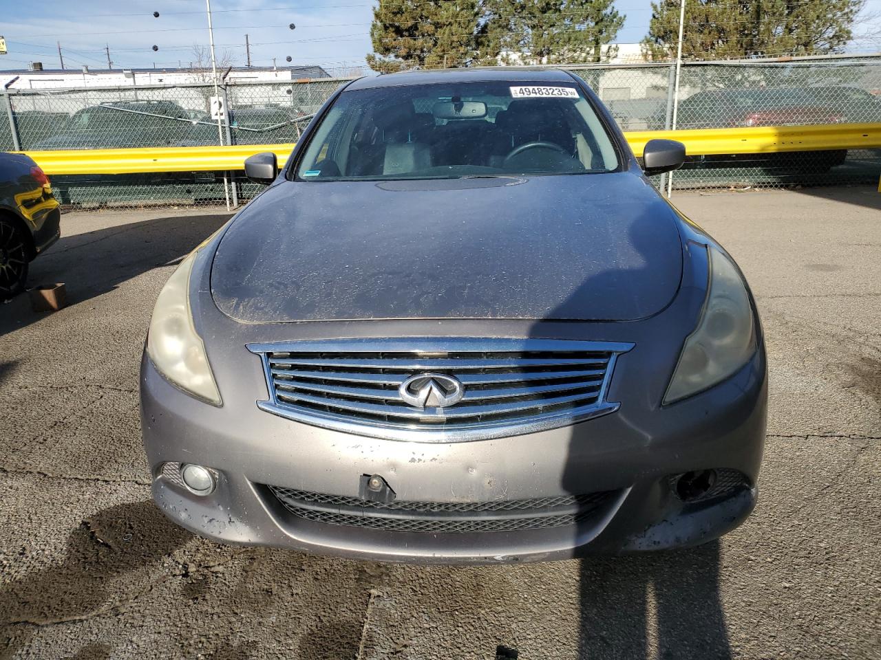 2012 Infiniti G VIN JN1CV6AR9CM672928 Copart auction photo, rear end / frame damage damage thumbnail 5