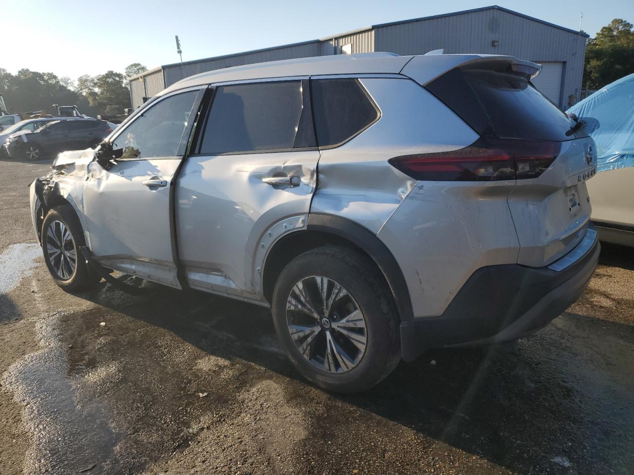 2021 Nissan Rogue VIN 5N1AT3BA9MC824808 Copart auction photo, rollover damage thumbnail 2
