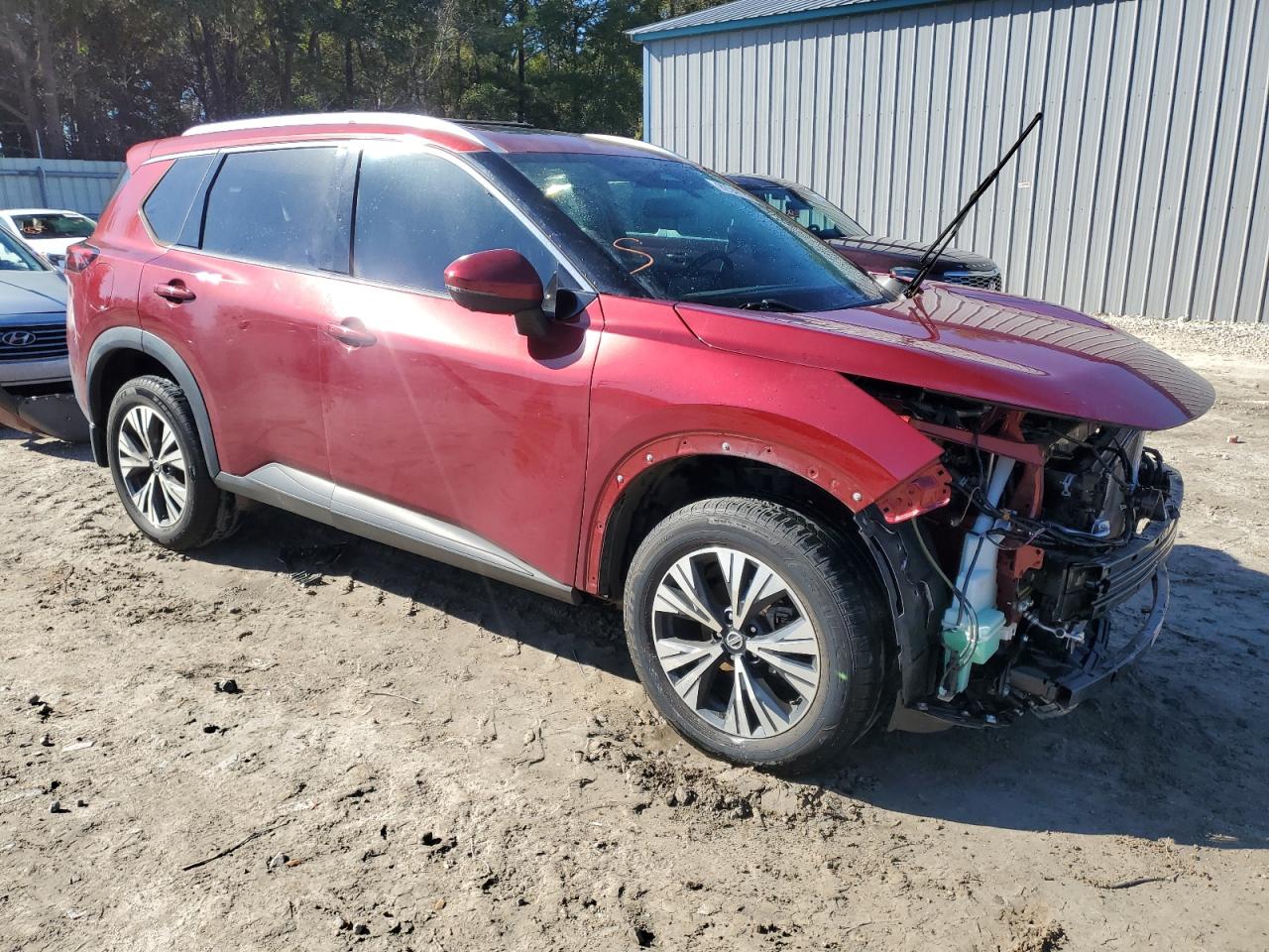2021 Nissan Rogue VIN 5N1AT3BA9MC731500 Copart auction photo, front end damage thumbnail 4