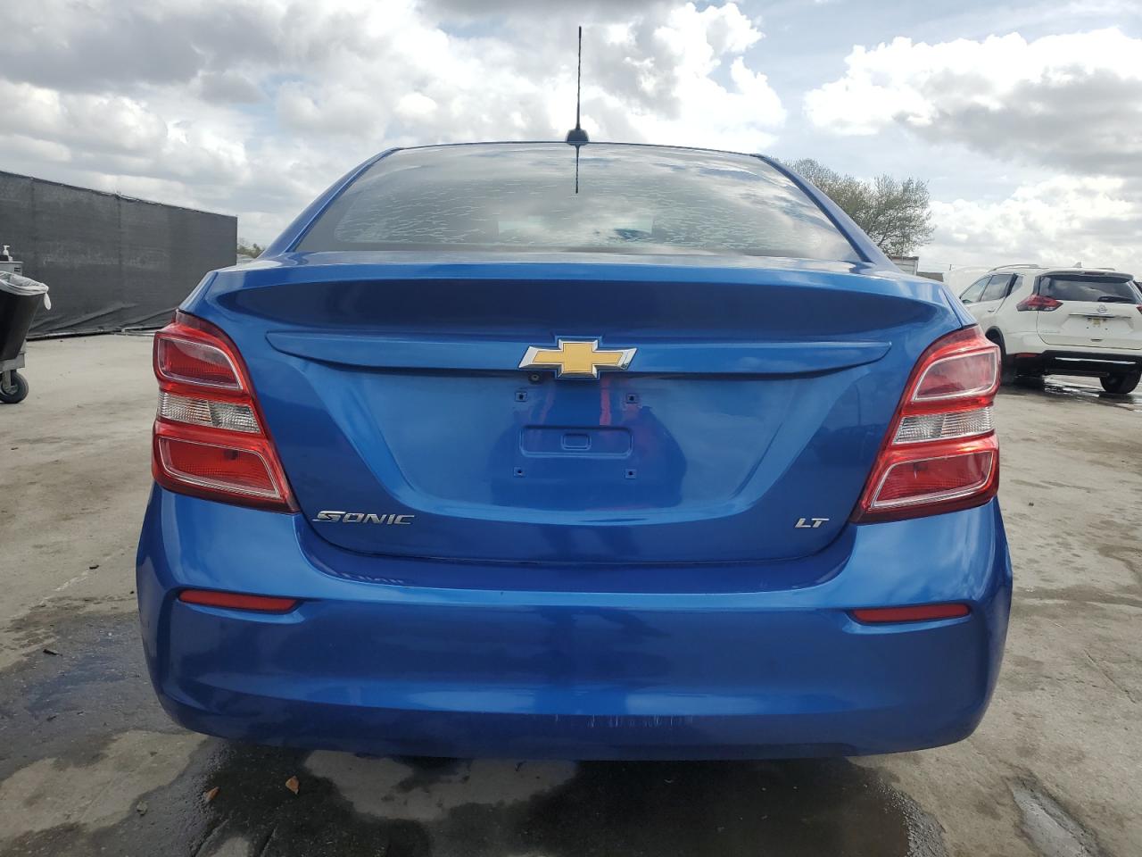 2017 Chevrolet Sonic VIN 1G1JD5SHXH4102556 Copart auction photo, side / front end damage thumbnail 6