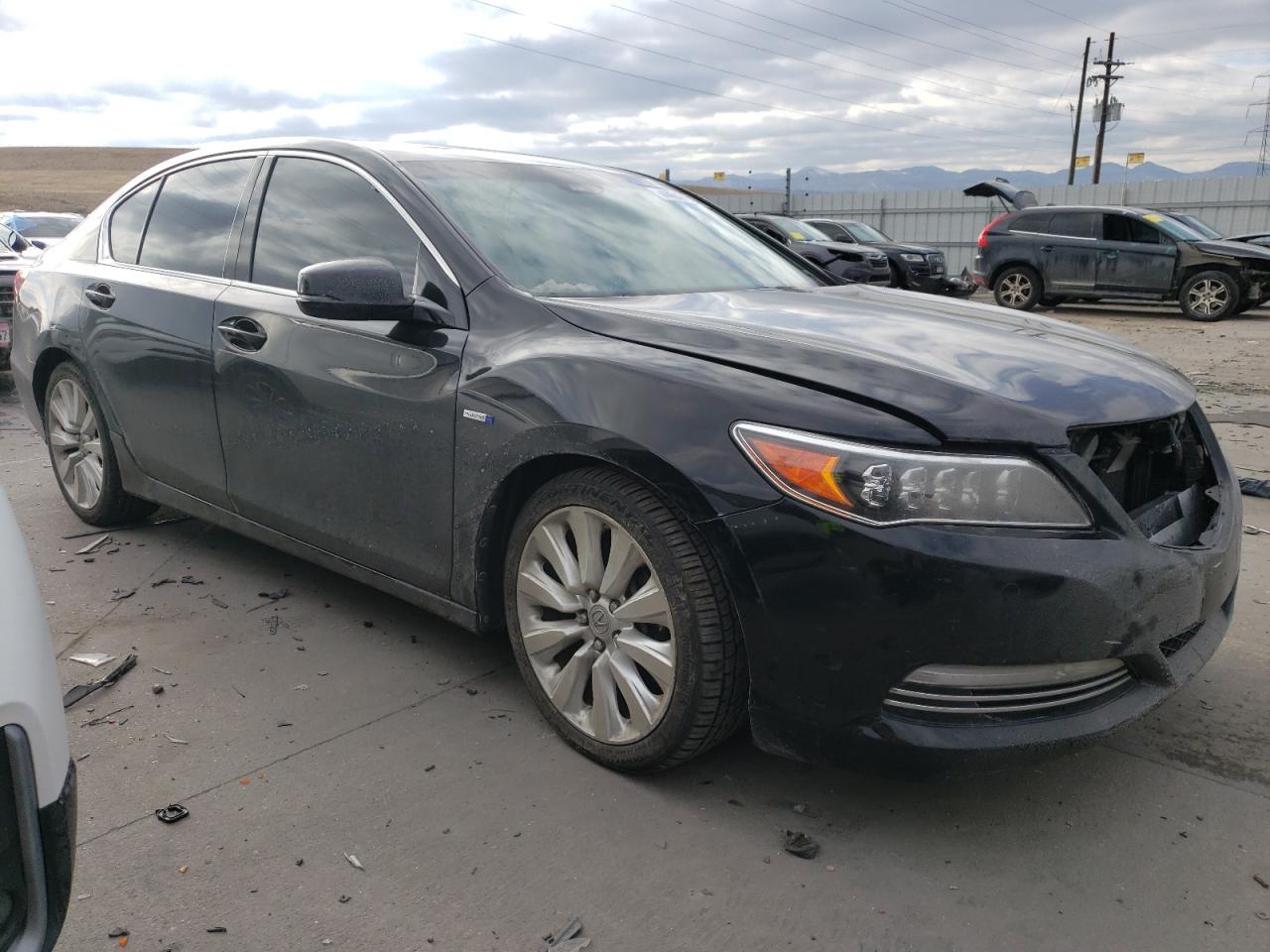 2016 Acura RLX VIN JH4KC2F90GC000329 Copart auction photo, front end / hail damage thumbnail 4
