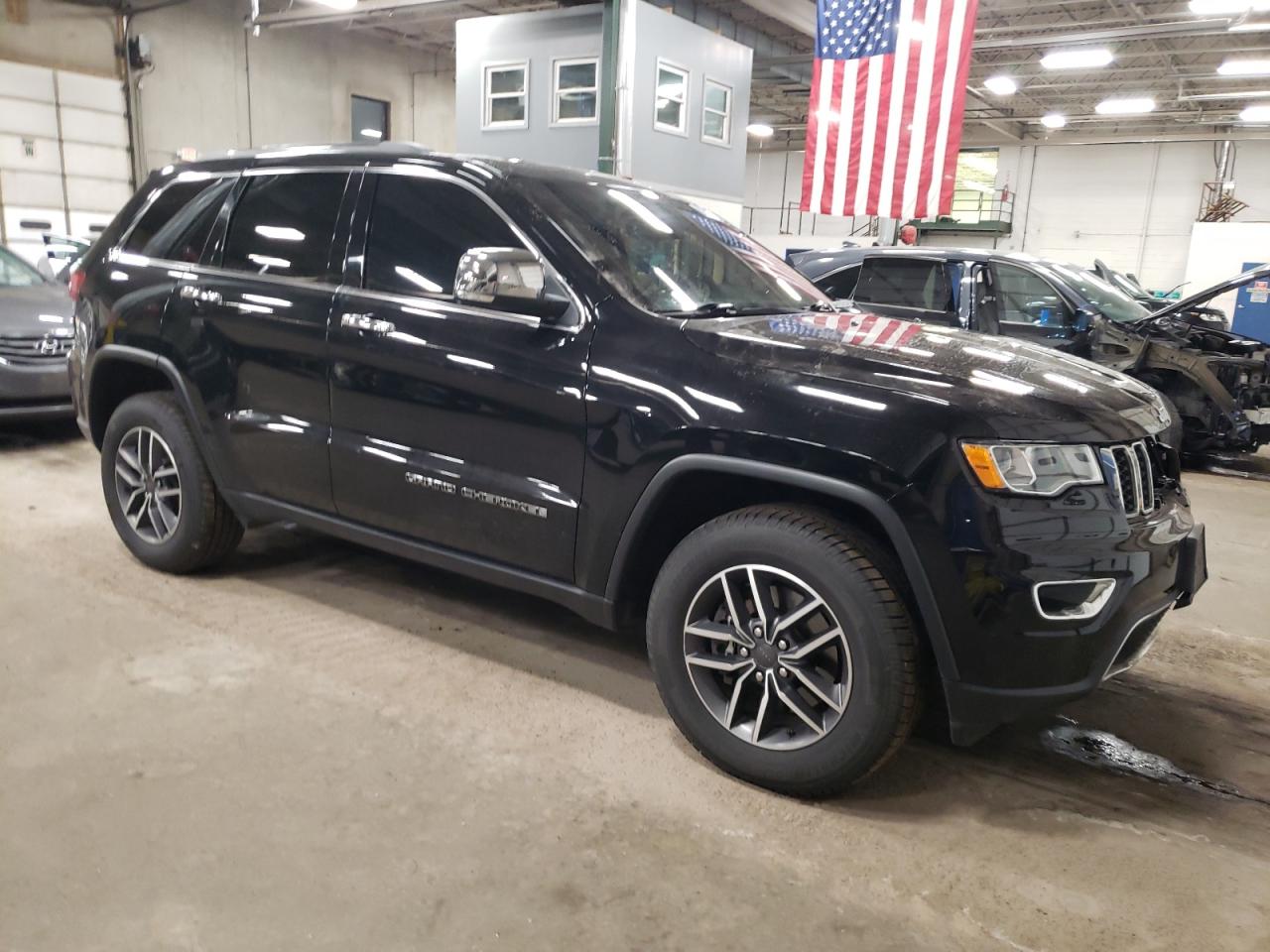 2021 Jeep Grand Cherokee VIN 1C4RJFBG7MC730610 Copart auction photo, front end damage thumbnail 4