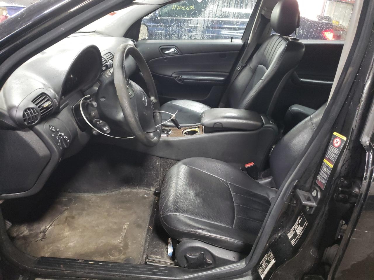 2005 Mercedes-Benz C-klasse VIN WDBRF81J85F591192 Copart auction photo, side / front end damage thumbnail 7