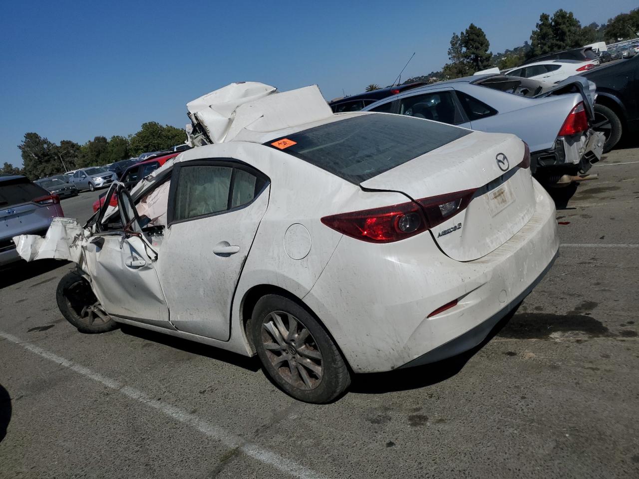 2017 Mazda 3 VIN 3MZBN1U75HM106215 Copart auction photo, all over / minor dent/scratches damage thumbnail 2