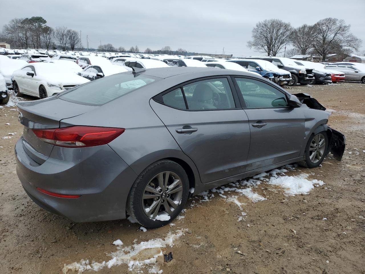 2018 Hyundai Elantra VIN 5NPD84LF7JH396367 Copart auction photo, front end damage thumbnail 3