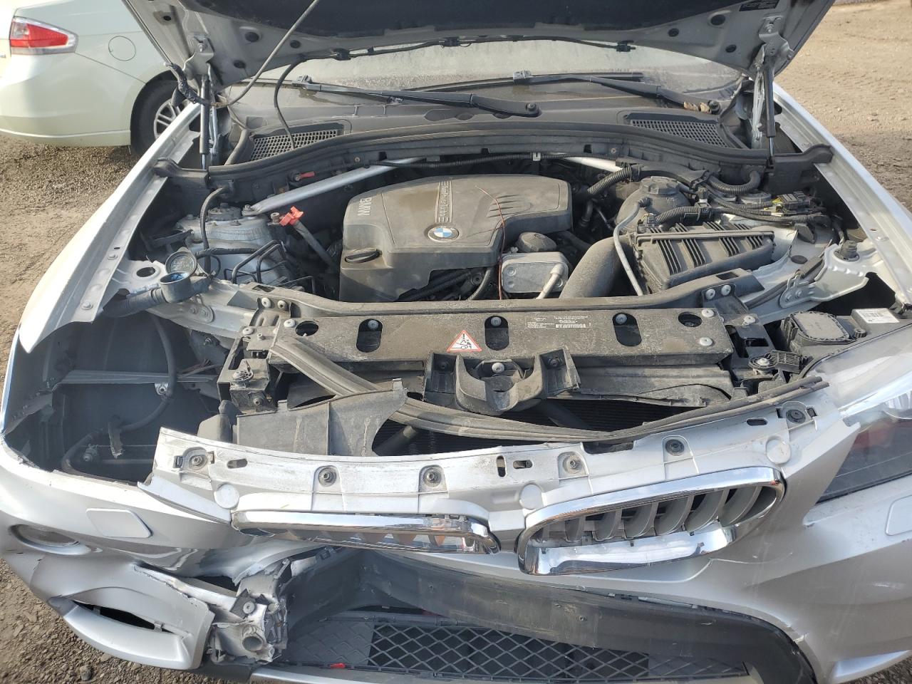 2013 BMW X3 VIN 5UXWX9C5XD0A27716 Copart auction photo, front end / rear end damage thumbnail 11