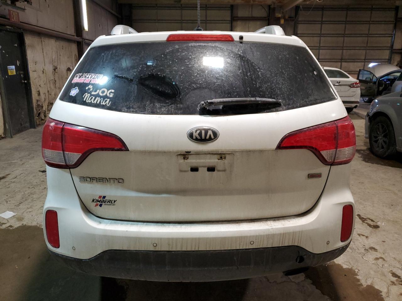 2014 KIA Sorento VIN 5XYKTCA61EG450004 Copart auction photo, front end / minor dent/scratches damage thumbnail 6