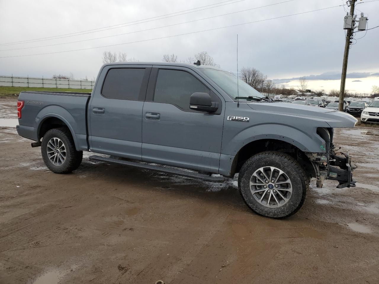 2020 Ford F-150 VIN 1FTEW1EP0LKE85880 Copart auction photo, partial repair damage thumbnail 4