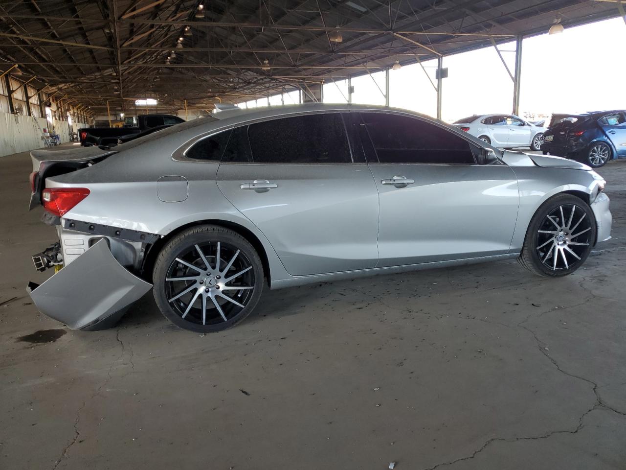 2017 Chevrolet Malibu VIN 1G1ZE5ST0HF201086 Copart auction photo, rear end / front end damage thumbnail 3