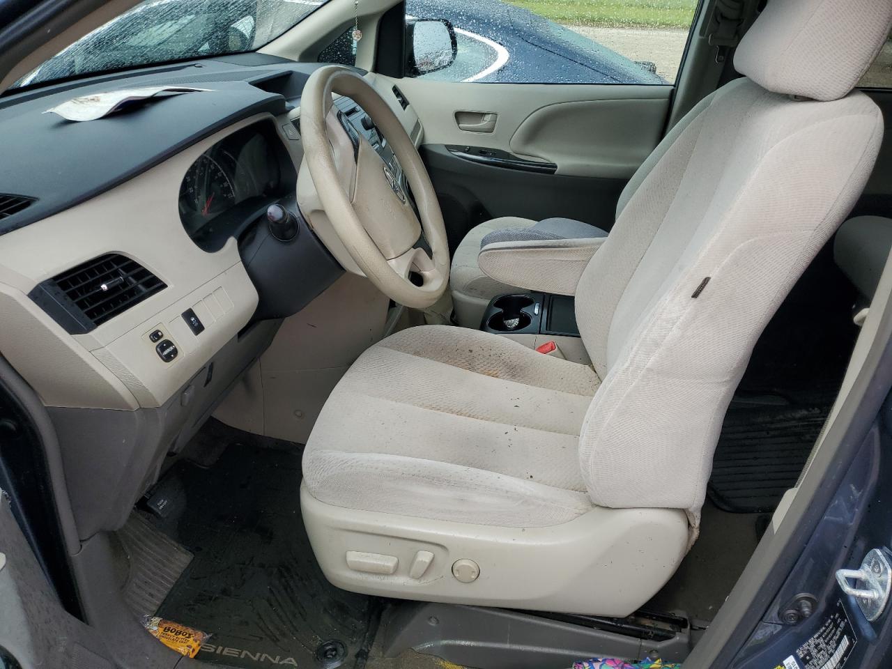 2014 Toyota Sienna VIN 5TDKK3DC0ES495717 Copart auction photo, water/flood damage thumbnail 7