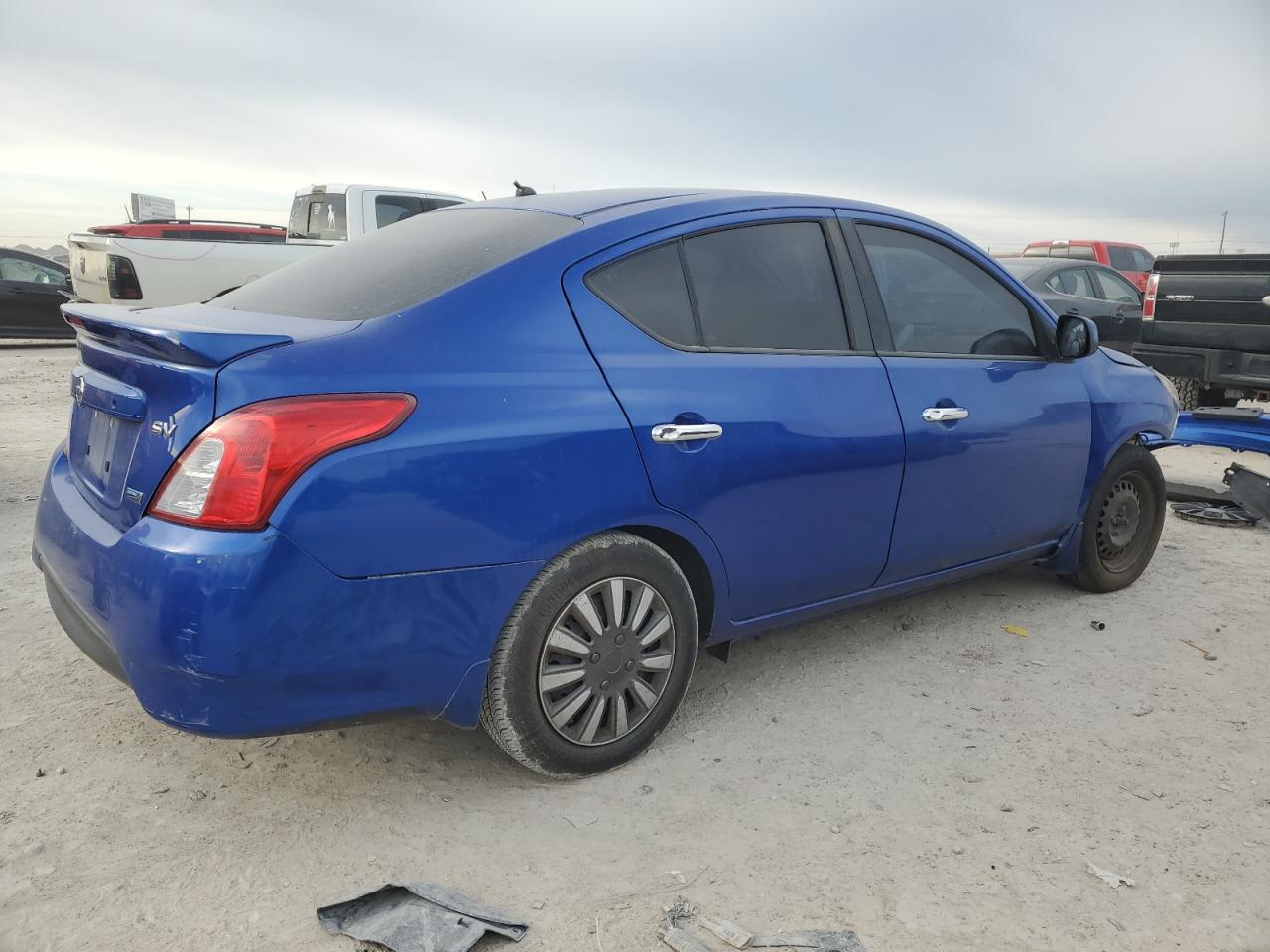 2016 Nissan Versa VIN 3N1CN7AP6GL869575 Copart auction photo, all over damage thumbnail 3