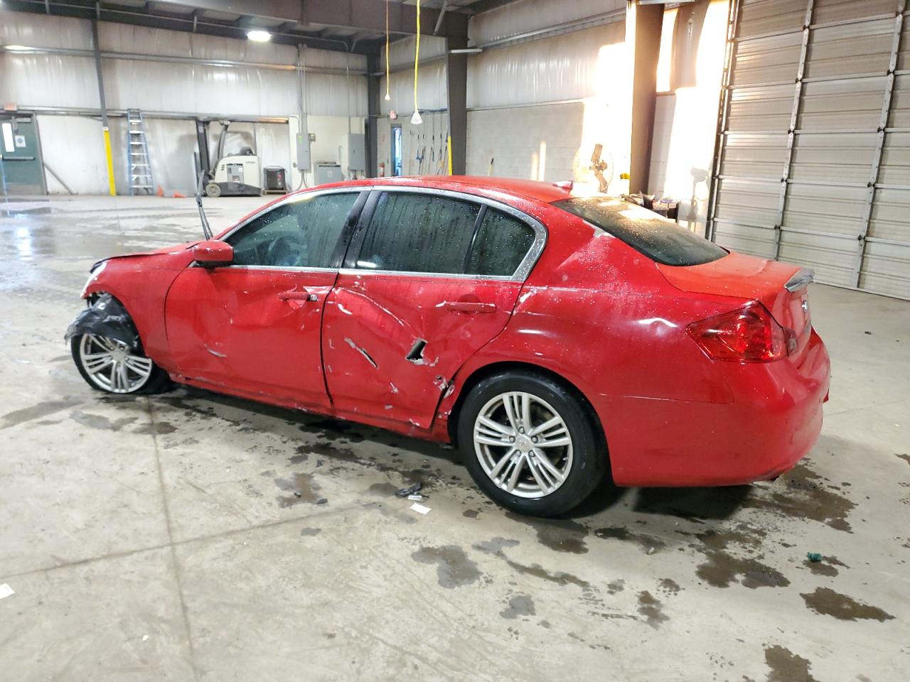2011 Infiniti G VIN JN1CV6AP2BM506294 Copart auction photo, front end / side damage thumbnail 2