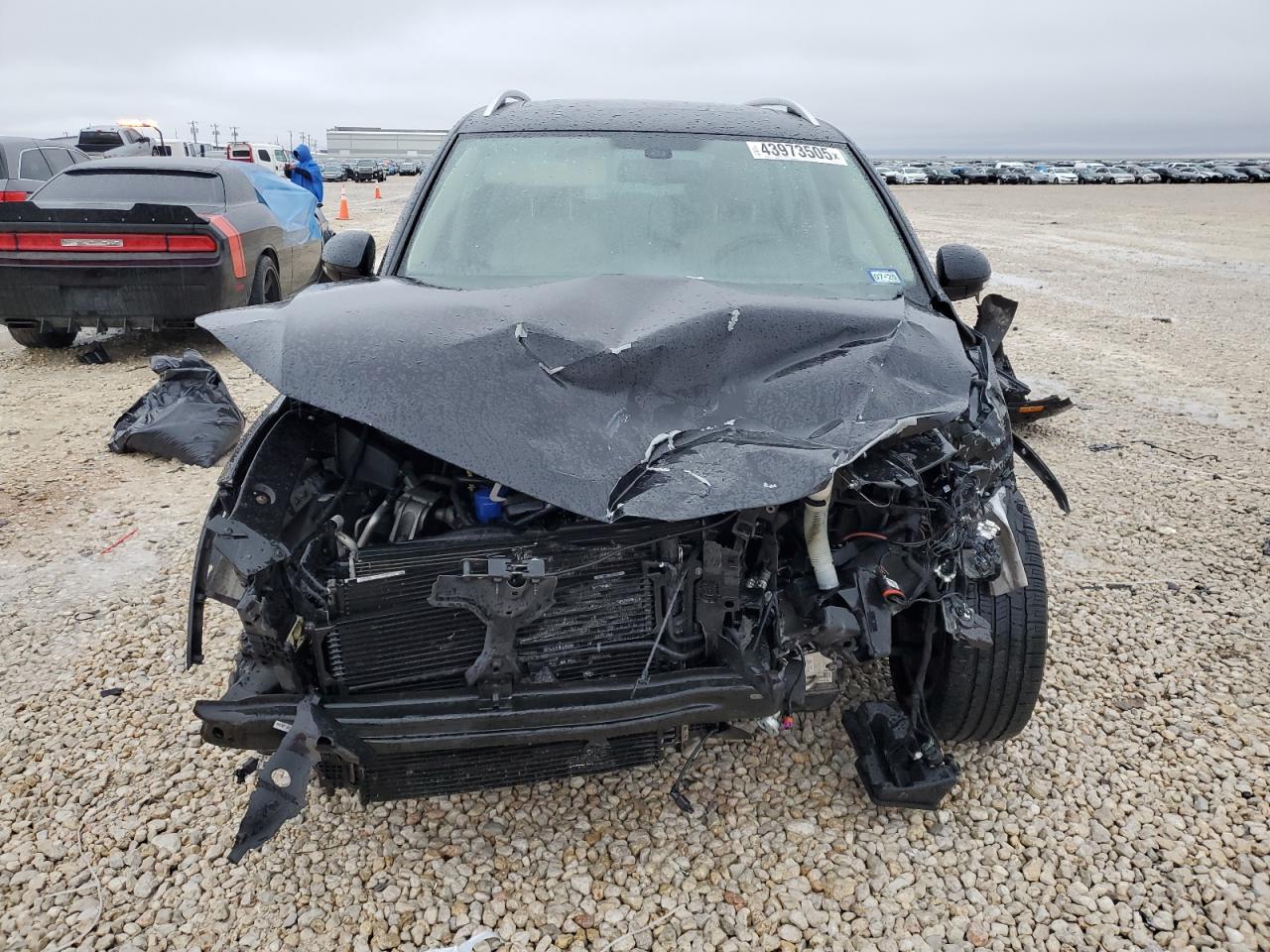 2016 Volkswagen Tiguan VIN WVGAV7AX8GW502249 Copart auction photo, front end / side damage thumbnail 5