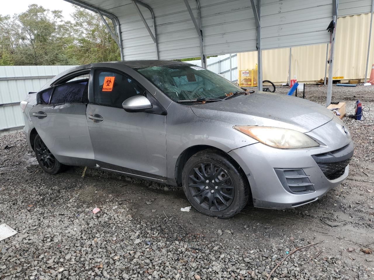 2010 Mazda 3 VIN JM1BL1SF2A1291412 Copart auction photo, water/flood / rear end damage thumbnail 4