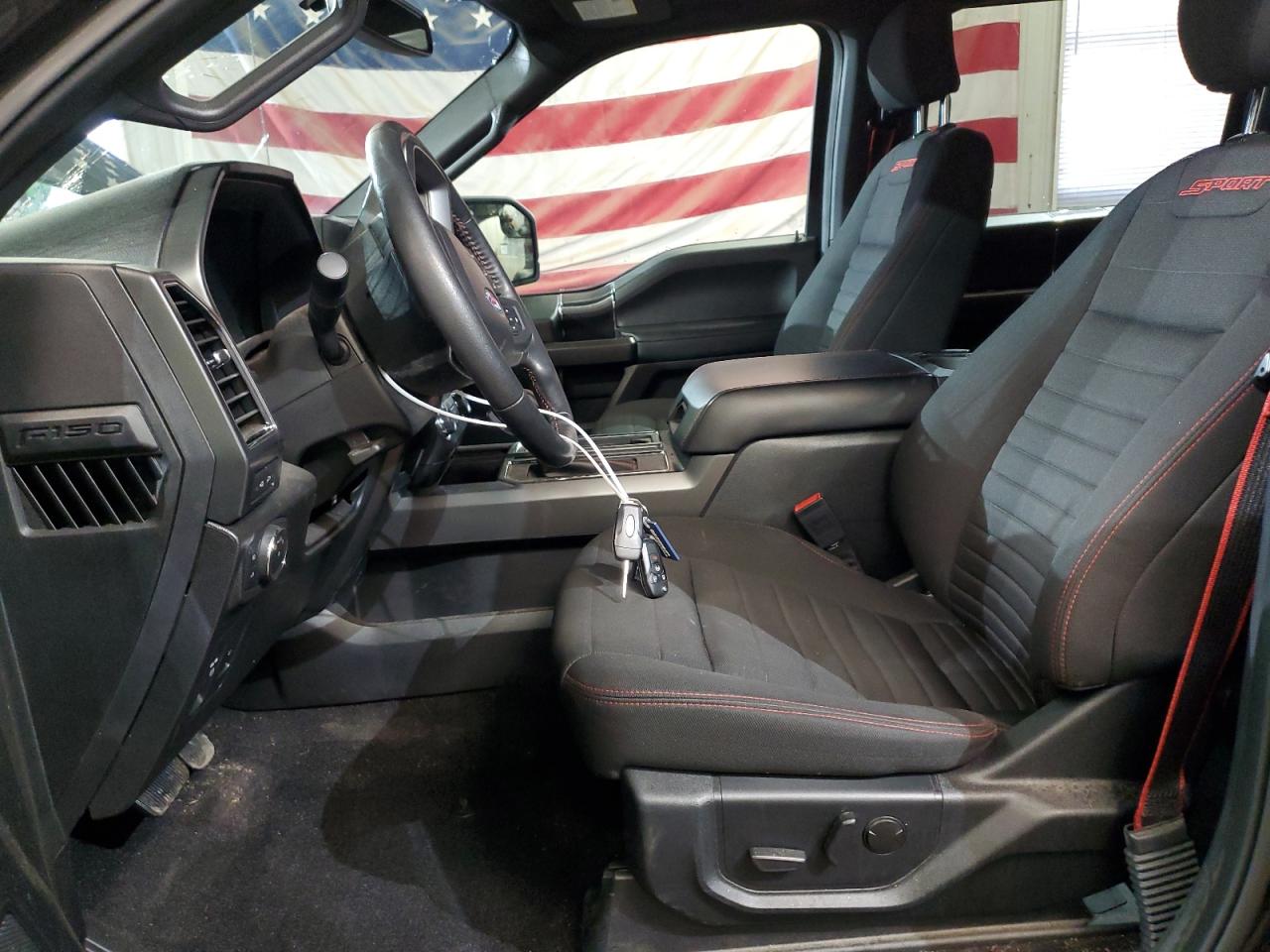 2019 Ford F-150 VIN 1FTEW1EP2KFD06827 Copart auction photo, front end / side damage thumbnail 7
