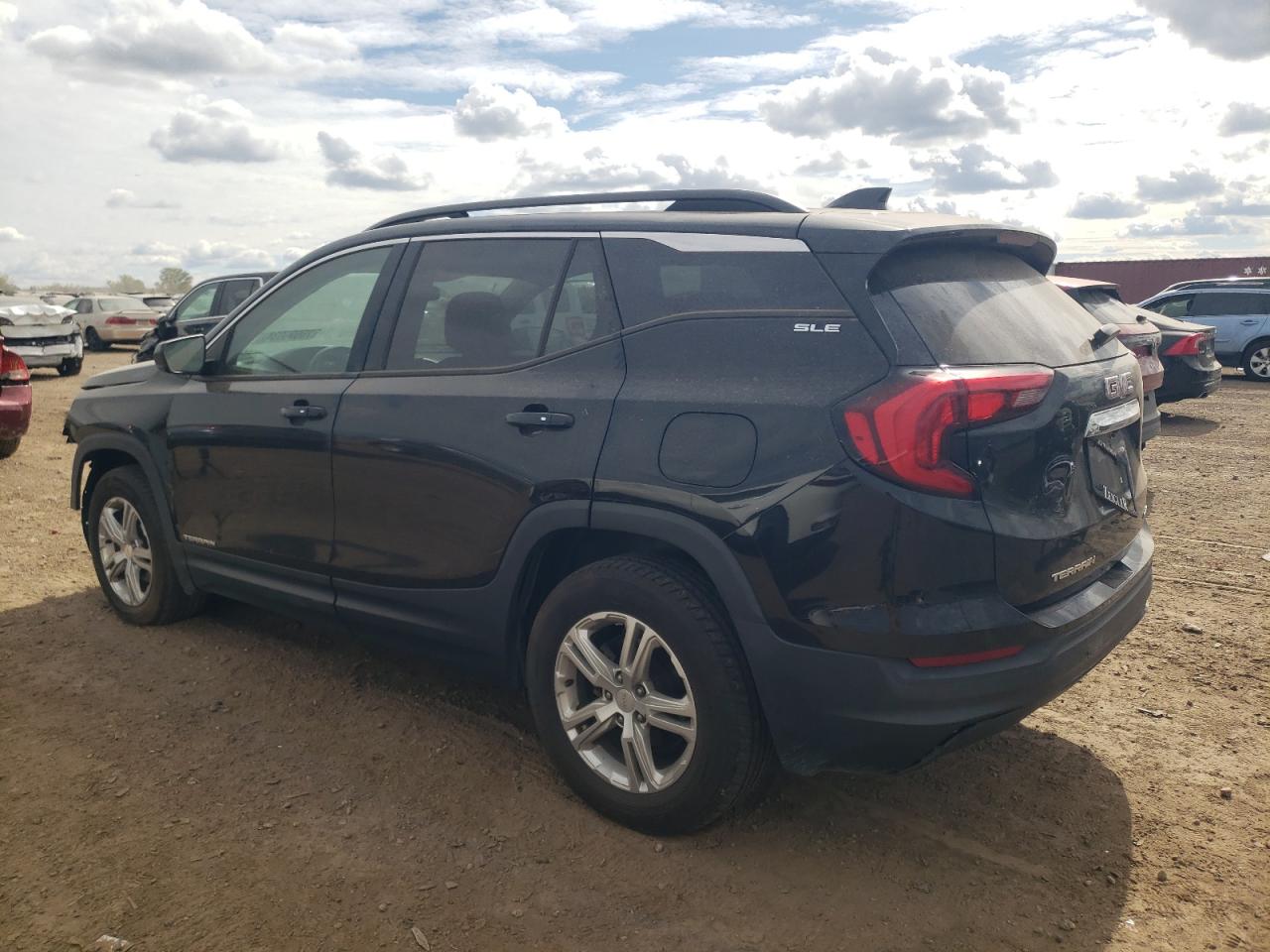 2018 GMC Terrain VIN 3GKALTEV3JL254635 Copart auction photo, front end / minor dent/scratches damage thumbnail 2