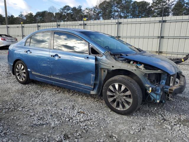 2009 Honda Civic VIN 19XFA16919E003013 Copart auction photo, side / front end damage thumbnail 4