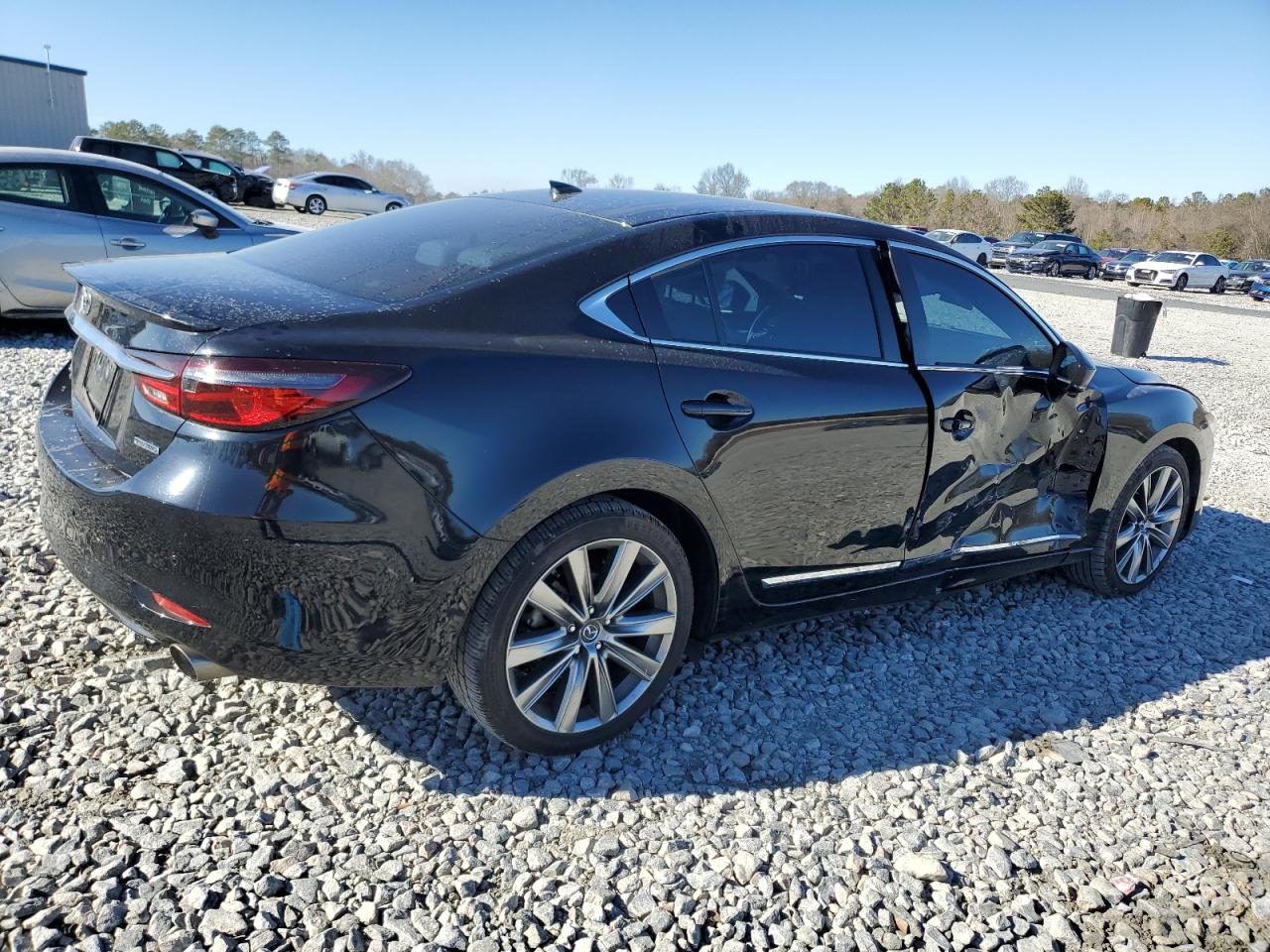 2020 Mazda 6 VIN JM1GL1XY1L1523226 Copart auction photo, side damage thumbnail 3