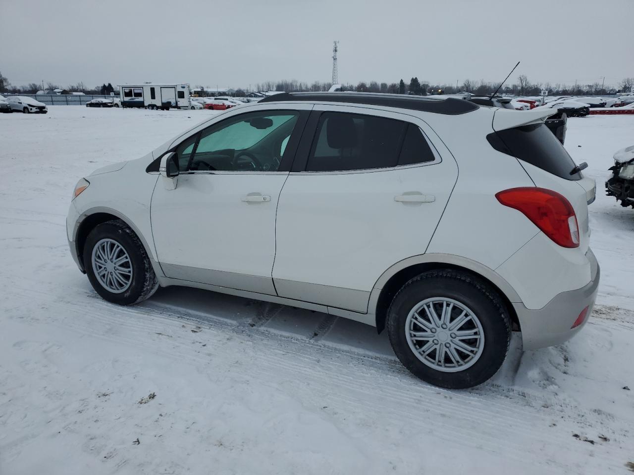 2016 Buick Encore VIN KL4CJ1SM8GB607949 Copart auction photo, side / front end damage thumbnail 2