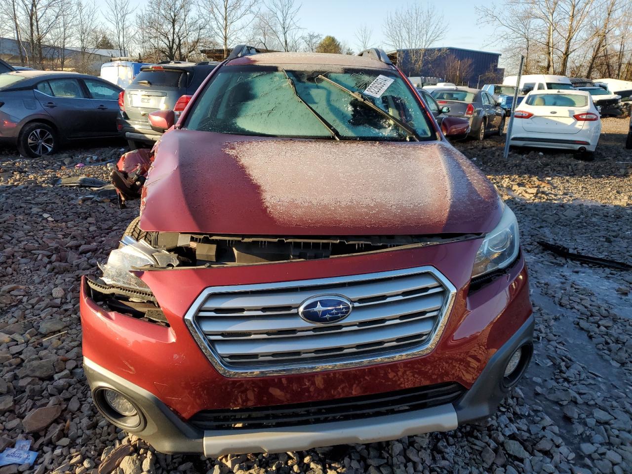 2017 Subaru Outback VIN 4S4BSANC8H3389892 Copart auction photo, front end damage thumbnail 5