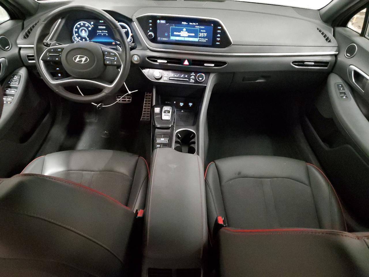2021 Hyundai Sonata VIN 5NPEJ4J26MH062604 Copart auction photo, side damage thumbnail 8
