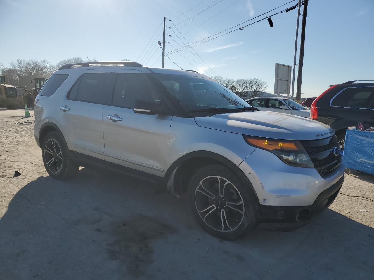 2013 Ford Explorer VIN 1FM5K8GT9DGC48013 Copart auction photo, front end damage thumbnail 4