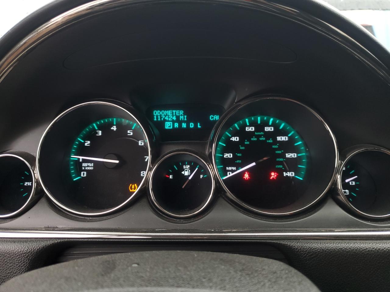 2014 Buick Enclave VIN 5GAKRBKD5EJ182453 Copart auction photo, front end / side damage thumbnail 9