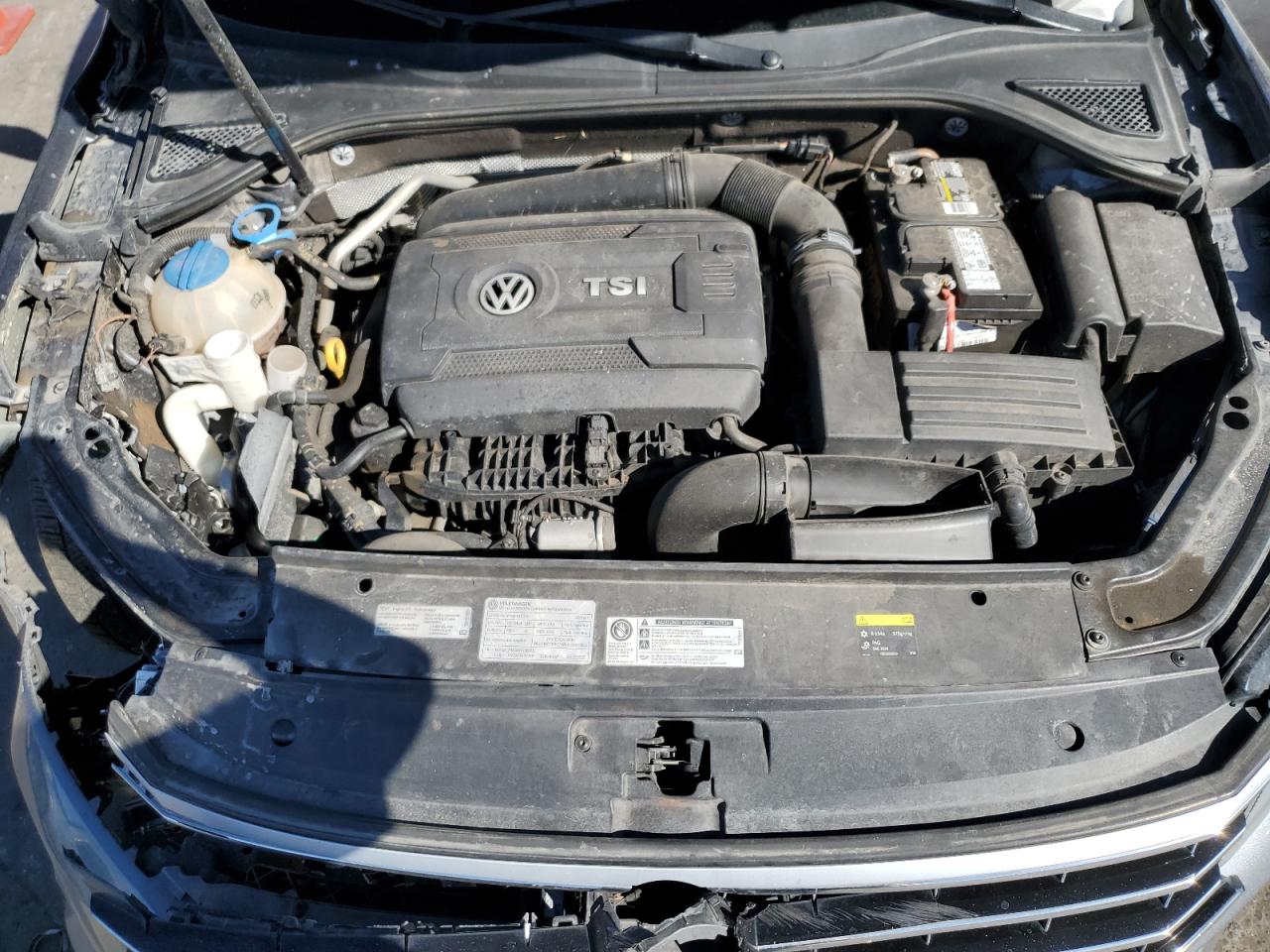2017 Volkswagen Passat VIN 1VWGT7A30HC074422 Copart auction photo, all over damage thumbnail 12