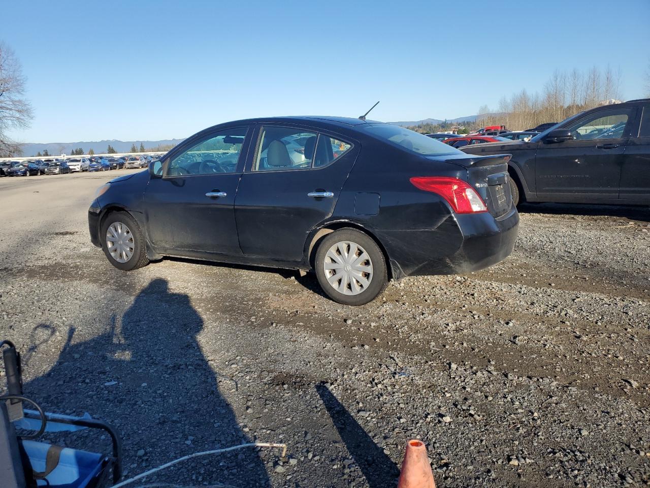 2014 Nissan Versa VIN 3N1CN7AP5EL818324 Copart auction photo, side damage thumbnail 2