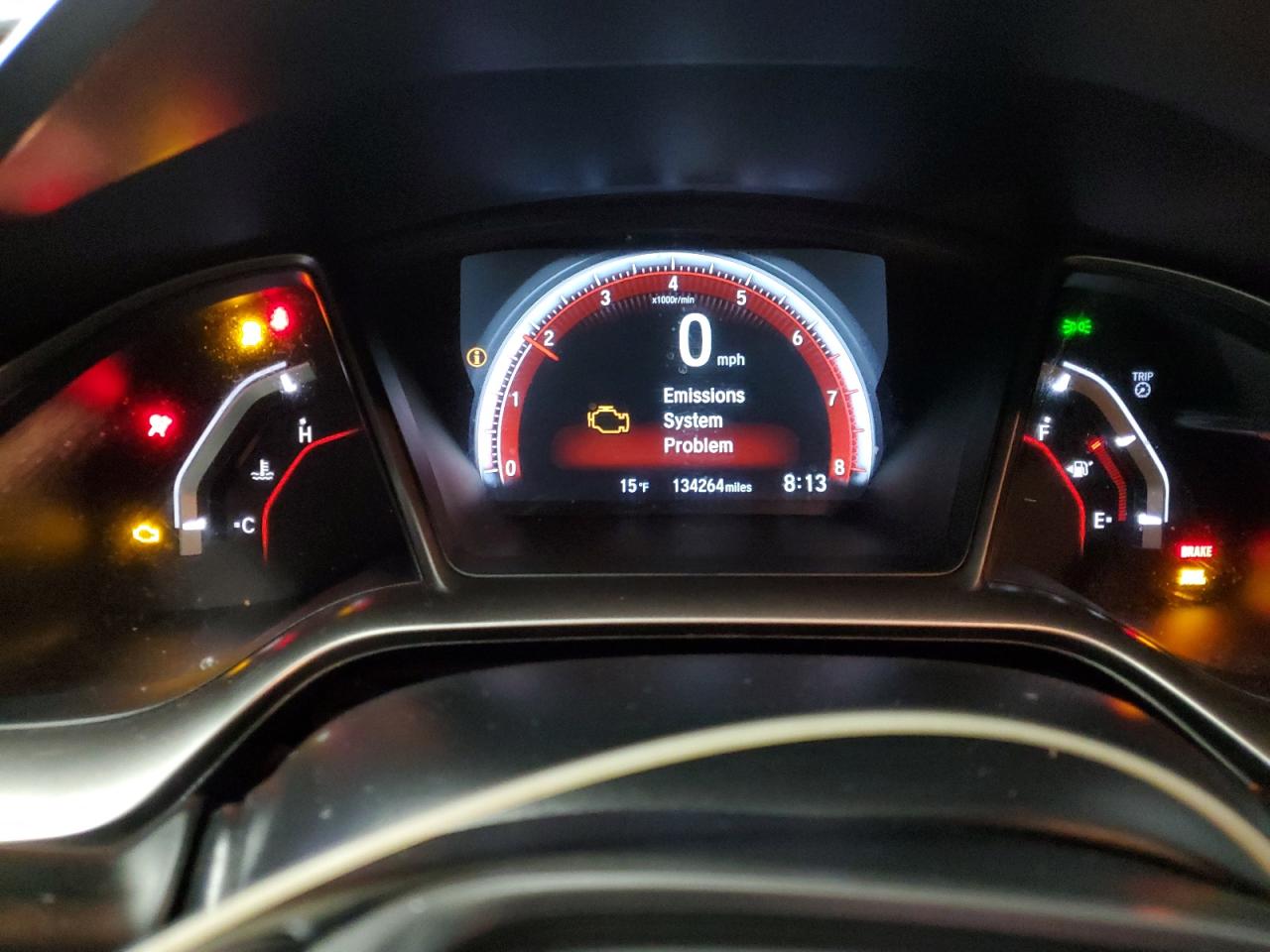 2018 Honda Civic VIN 2HGFC1E56JH705069 Copart auction photo, front end damage thumbnail 9