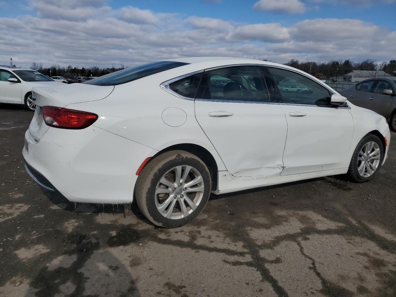 2016 Chrysler 200 VIN 1C3CCCAB2GN142406 Copart auction photo, side / front end damage thumbnail 3