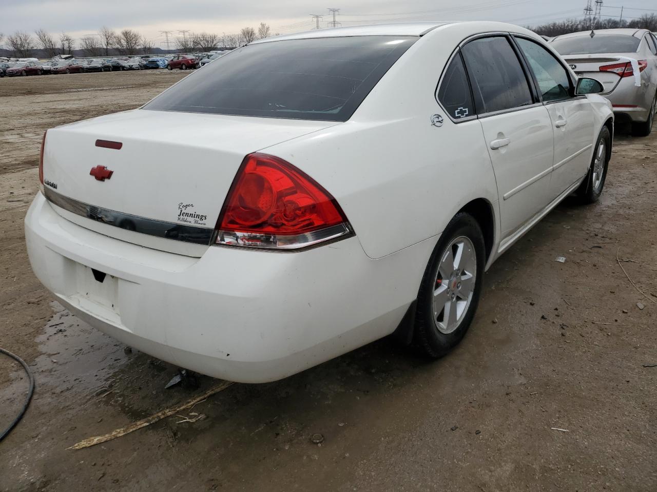 2008 Chevrolet Impala VIN 2G1WT55N789115885 Copart auction photo, front end / side damage thumbnail 3