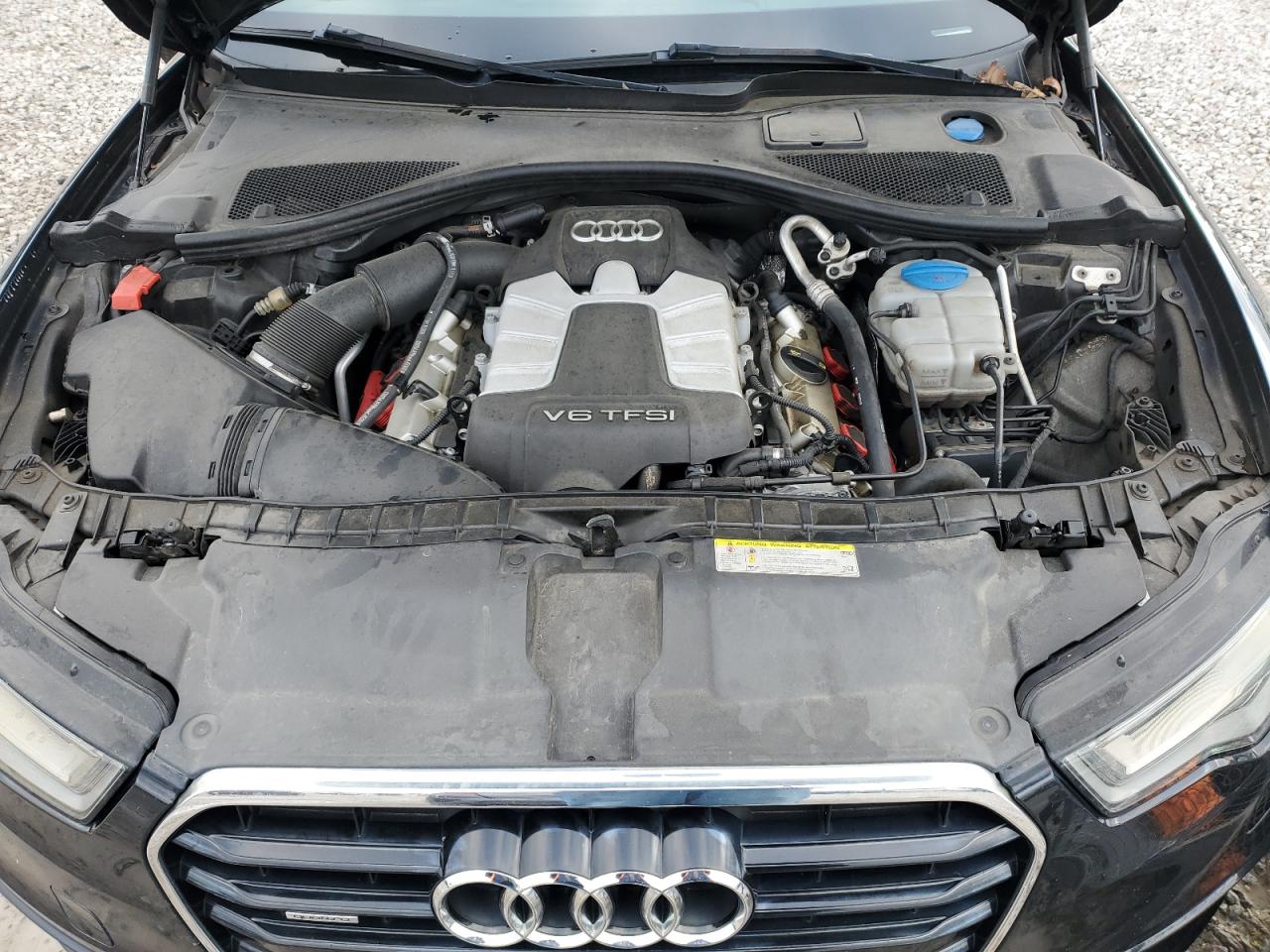 2015 Audi A6 VIN WAUHGAFC1FN005397 Copart auction photo, rear end / front end damage thumbnail 12