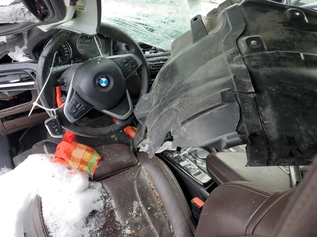 2018 BMW X2 VIN WBXYJ5C36JEF75295 Copart auction photo, top/roof / front end damage thumbnail 8