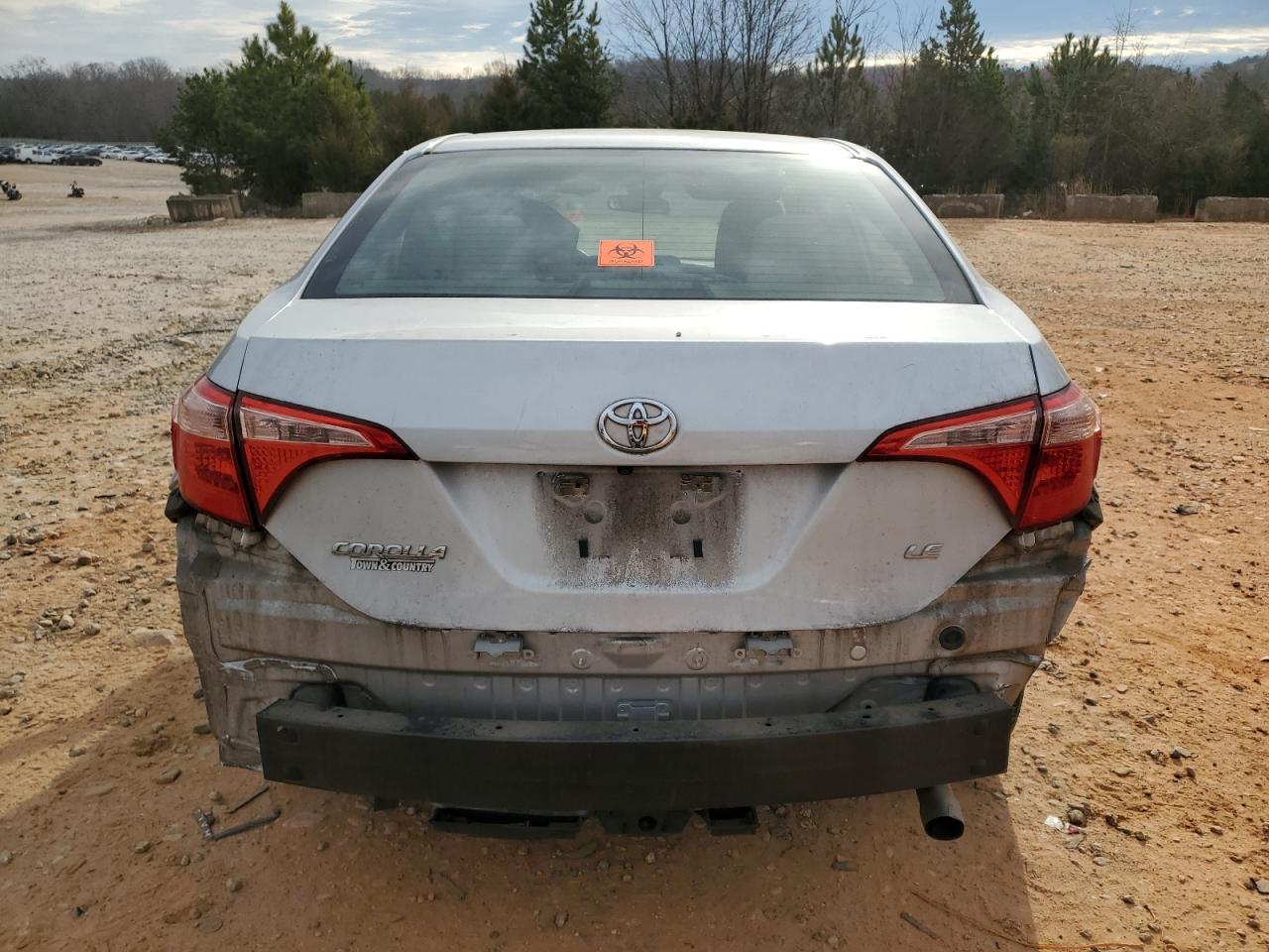 2017 Toyota Corolla VIN 5YFBURHE8HP710914 Copart auction photo, all over damage thumbnail 6