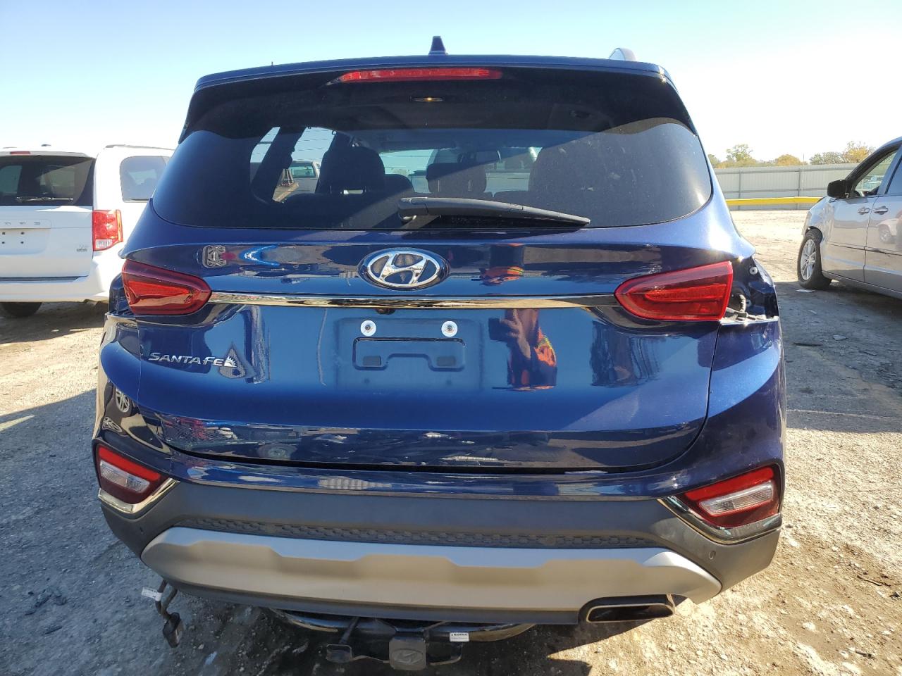 2020 Hyundai Santa Fe VIN 5NMS53AD0LH262604 Copart auction photo, side damage thumbnail 6