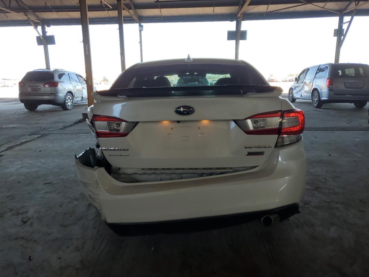 2018 Subaru Impreza VIN 4S3GKAM65J3612711 Copart auction photo, rear end damage thumbnail 6