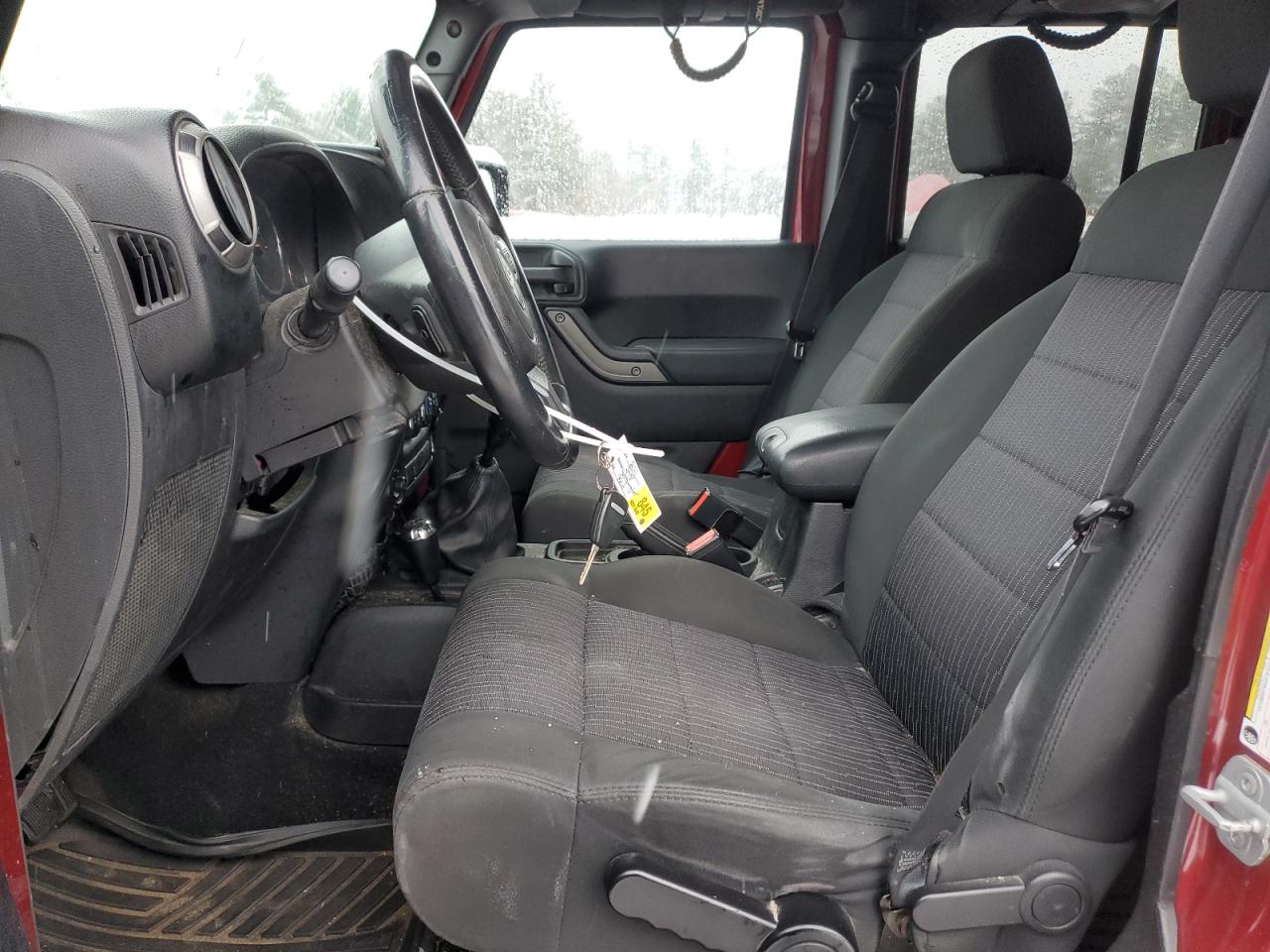 2011 Jeep Wrangler VIN 1J4BA3H14BL599310 Copart auction photo, side damage thumbnail 7