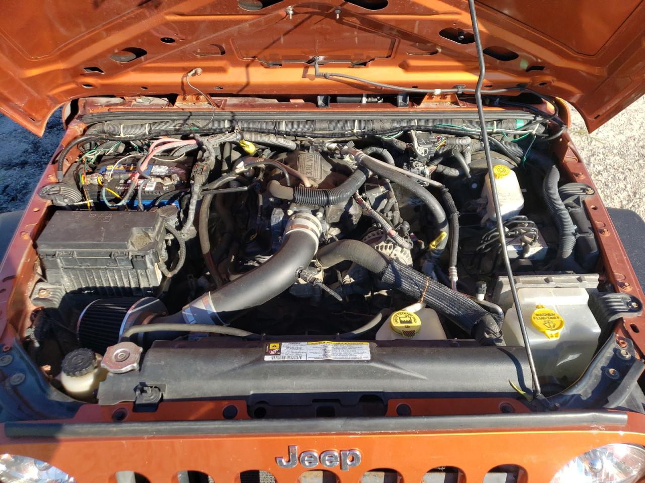 2011 Jeep Wrangler VIN 1J4BA3H19BL518107 Copart auction photo, front end damage thumbnail 12